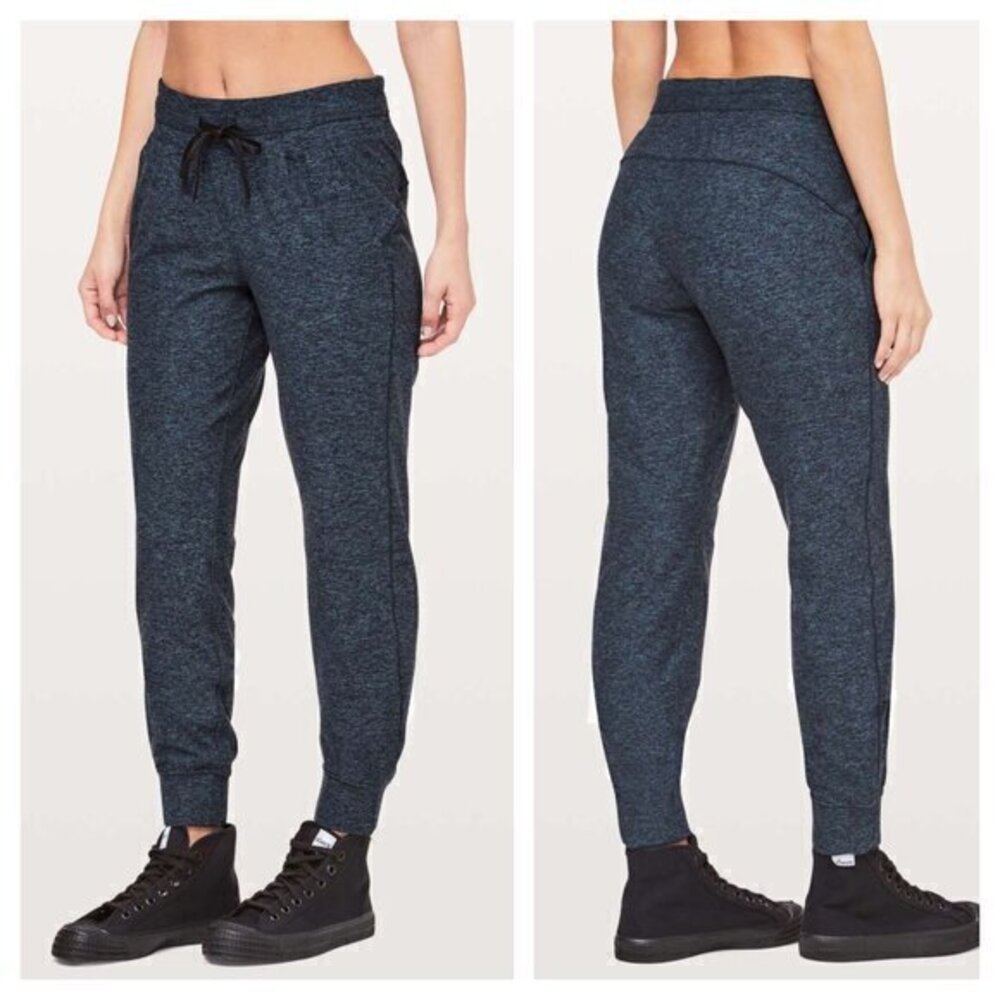Lululemon Ready To Rulu Pant *Updated 29" 8 Heathered True Navy / Black